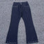 Enfants Riches Déprimés Studded Hem Flare Jeans - Dark Navy