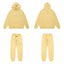 Fear Of God Essentials Tone‑on‑Tone Hoodie & Jogger Tracksuit Set Pale Yellow