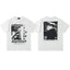 Enfants Riches Déprimés Vertical Lettering & Back Portrait T-Shirt - Cream