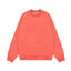 Fear Of God Essentials Double‑Line Plush Crewneck Sweatshirt Coral Red