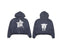 Enfants Riches Déprimés Animal Graphic Front & Back Zip-Up Hoodie - Washed Black