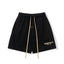 Fear Of God Essentials Logo Fleece Shorts Black