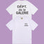 Gallery Dept. DÉPT. de la GALERIE Short Sleeve T-Shirt - White/Black