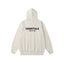 Fear Of God Essentials Big Back Logo Pullover Hoodie Light Oat Heather