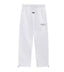 Fear Of God Essentials Hot Stamped Double Line Straight Leg Sweatpants White