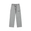 Fear Of God Essentials Logo Wide‑Leg Sweatpants Medium Heather Grey