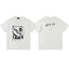 Enfants Riches Déprimés "Be Careful" Collage & Italic Back Logo T-Shirt - Cream