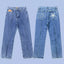 Corteiz Heavyweight Denim Pants Light blue