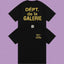 Gallery Dept. DÉPT. de la GALERIE Short Sleeve T-Shirt - Black/Yellow