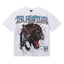 Life Hustlers Wounded Leopard Graphic Tee - White
