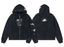 Enfants Riches Déprimés Single Box & Sleeve Patch Zip-Up Hoodie - Washed Black