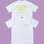 Gallery Dept. Hollywood Logo Short Sleeve T-Shirt - White/Neon Green