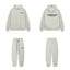 Fear Of God Essentials Hoodie Sweatpants Tracksuit Set Light Heather Grey