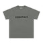 Fear Of God Essentials 3D Chest Logo Short Sleeve T‑Shirt Dusty Grey