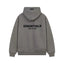 Fear Of God Essentials Back Logo Oversized Hoodie Medium Heather Grey