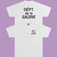 Gallery Dept. DÉPT. de la GALERIE Short Sleeve T-Shirt - White/Black