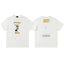 Enfants Riches Déprimés Cartoon Graphic & Back Yellow Tag T-Shirt - Cream