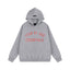 Fear Of God Essentials Vintage Letter Print Pullover Hoodie Medium Heather Grey