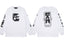 Enfants Riches Déprimés "ERD" Padlock Graphic Long-Sleeve - White