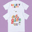Gallery Dept. Beverly Blvd Multi-Color Hand-Lettered Short Sleeve T-Shirt - White