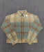 Vale Forever Plaid Rhinestone Embellished Vintage Wash Long-Sleeve Button-Up
