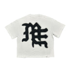 White ‘End’ Rhinestone Tee