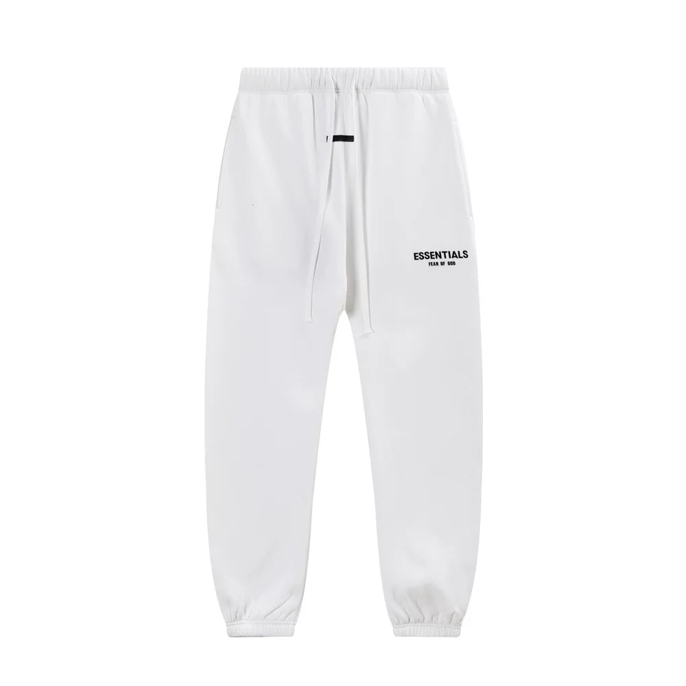 Fear Of God Essentials Logo Jogger Sweatpants White