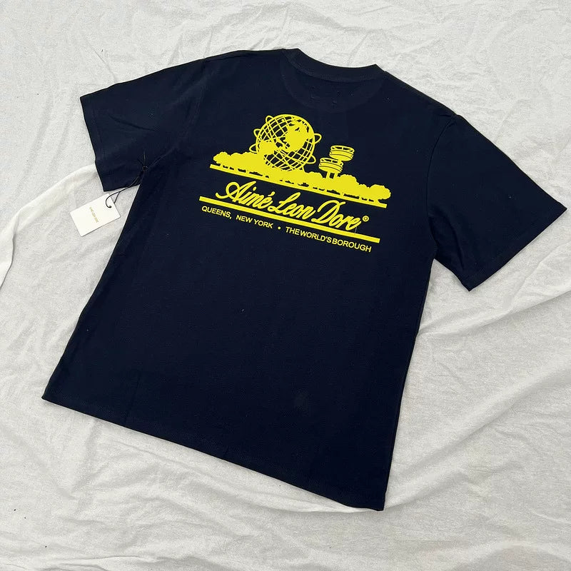 Aimé Leon Dore World Graphic Tee - Navy