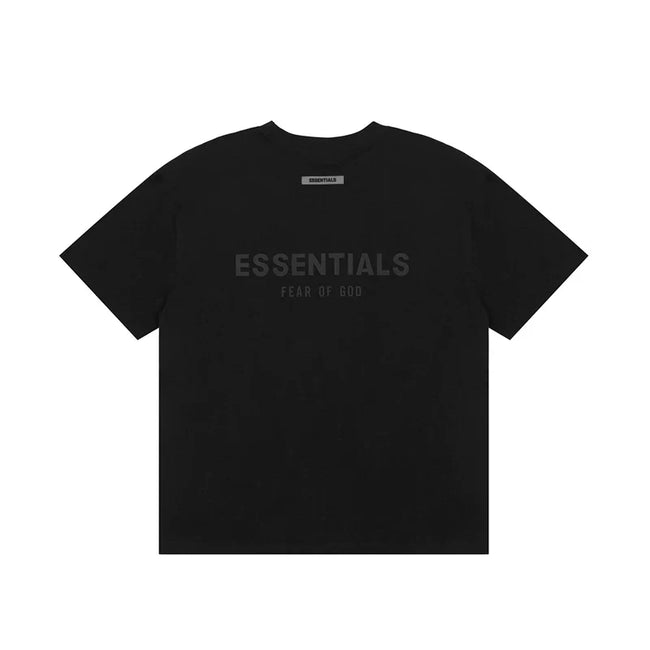 Fear Of God Essentials Core Logo Oversized T‑Shirt Black Hover Image