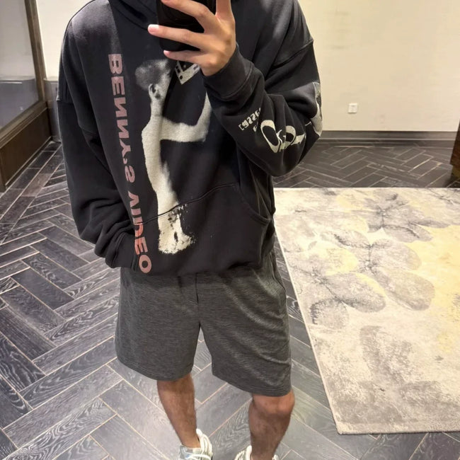 Enfants Riches Déprimés "Benny's Video" Graphic Hoodie - Black Main Image