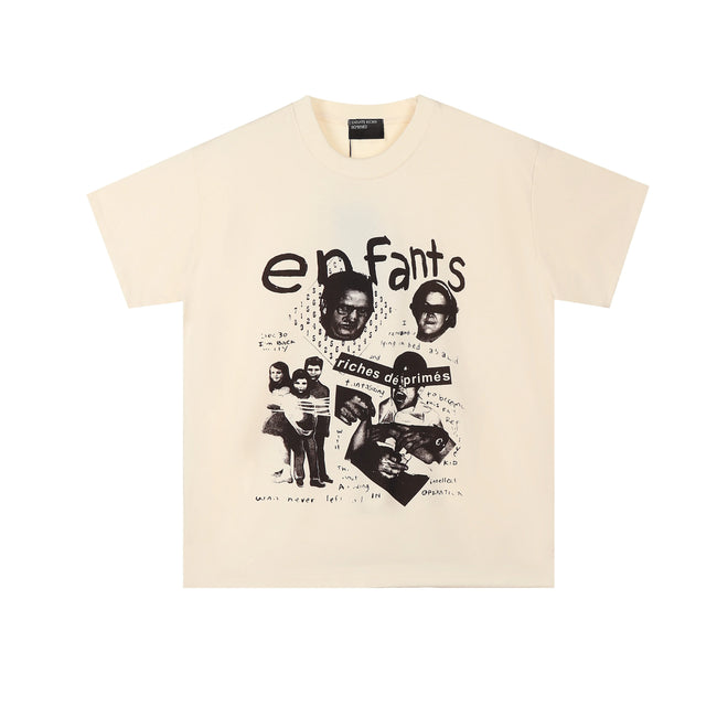 Enfants Riches Déprimés "Enfants" Photo Collage T-Shirt - Cream Hover Image