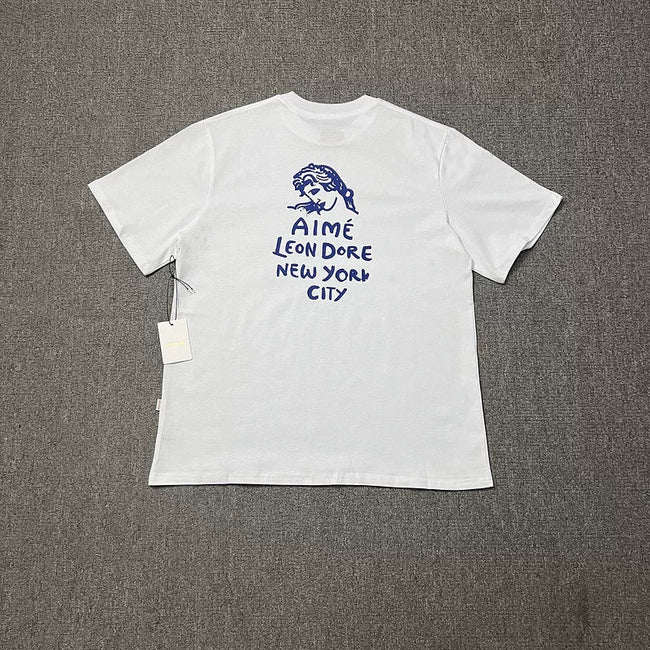 Aimé Leon Dore Figure Graphic Tee - White Hover Image