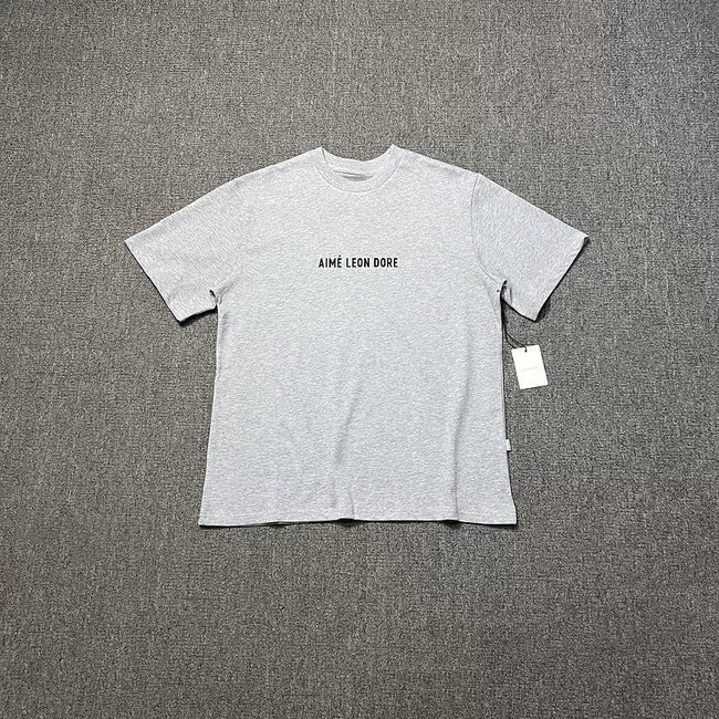 Aimé Leon Dore Small Chest Logo Tee - Heather Grey Hover Image
