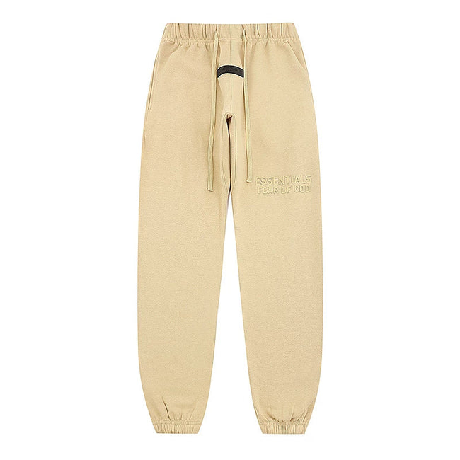 Fear Of God Essentials Tone‑on‑Tone Jogger Pants Cream Beige Hover Image