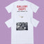 Gallery Dept. Newspaper Collage Graphic Short Sleeve T-Shirt - White/Red