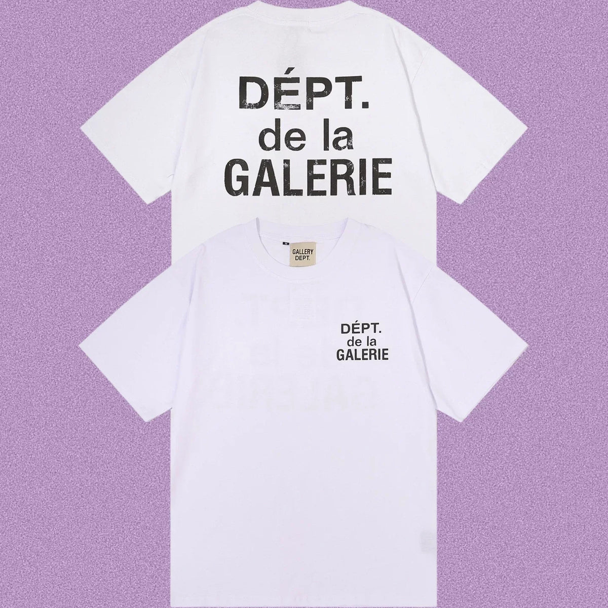 Gallery Dept. DÉPT. de la GALERIE Short Sleeve T-Shirt - White/Black