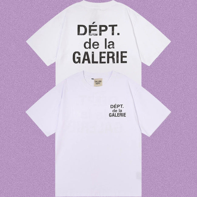 Gallery Dept. DÉPT. de la GALERIE Short Sleeve T-Shirt - White/Black Hover Image
