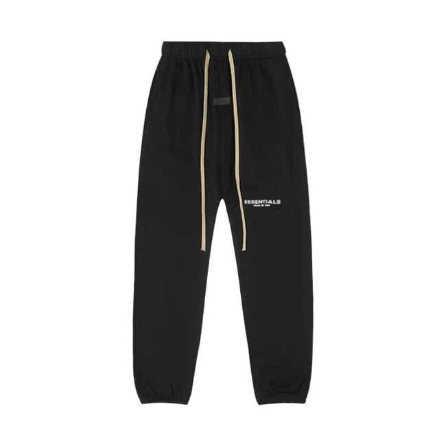 Fear Of God Essentials Logo Jogger Pants Black Hover Image