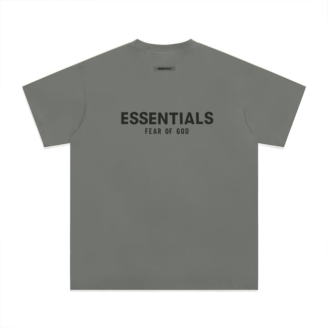 Fear Of God Essentials Core Logo Oversized T‑Shirt Dusty Grey Hover Image