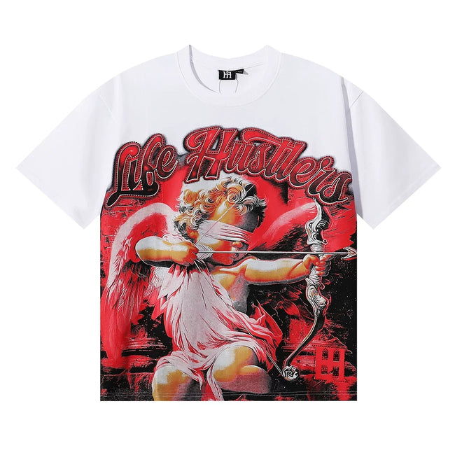 Life Hustlers Cupid Archer Graphic Tee - White Hover Image