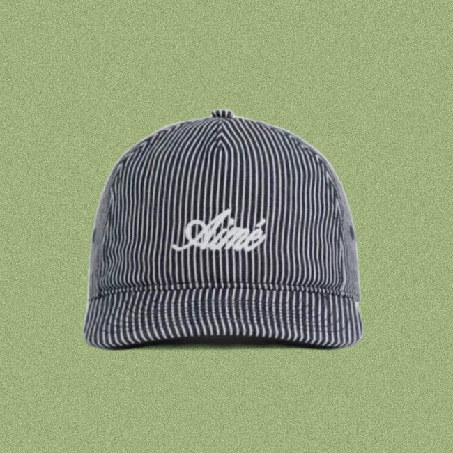 Aimé Leon Dore Cursive Script Hat - Pinstripe Hover Image