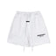 Fear Of God Essentials Logo Fleece Shorts White