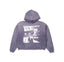 Enfants Riches Déprimés "Memory" Graphic Collage Hoodie - Washed Dark Grey