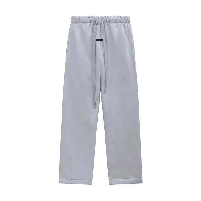 Fear Of God Essentials Silicone Letter Straight‑Leg Sweatpants Light Grey Hover Image