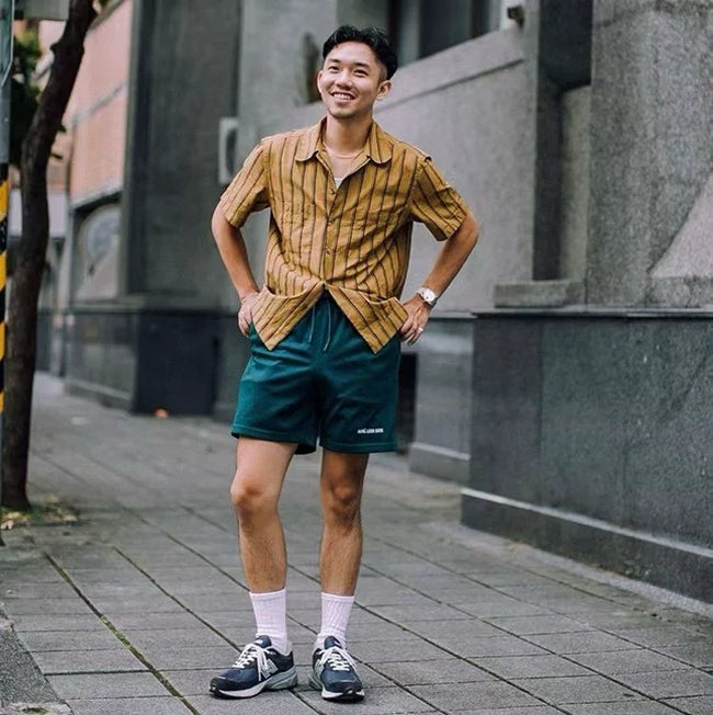 Aimé Leon Dore Mesh Practice Shorts -  Forest Green Main Image