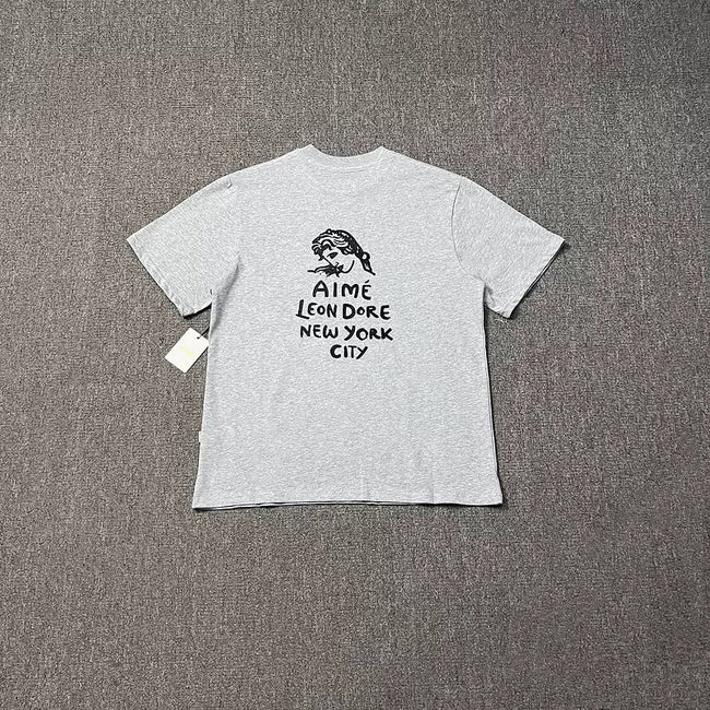 Aimé Leon Dore Figure Graphic Tee - Heather Grey Hover Image