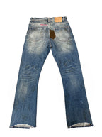 Enfants Riches Déprimés Paint Splatter & Patch Denim Jeans - Blue