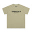 Fear Of God Essentials Core Logo Oversized T‑Shirt Sand Beige