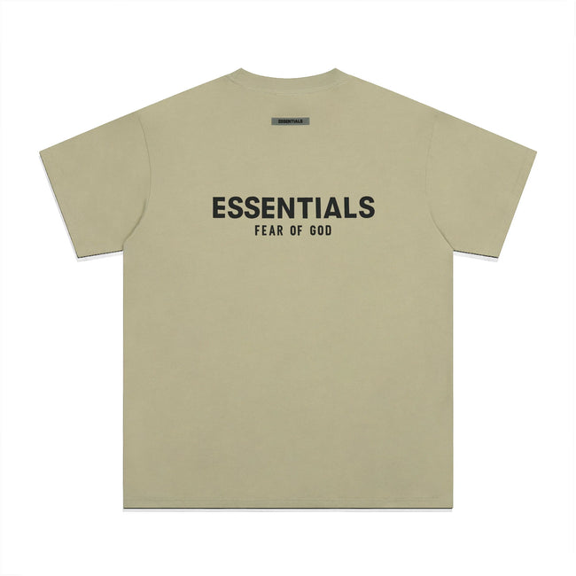 Fear Of God Essentials Core Logo Oversized T‑Shirt Sand Beige Hover Image