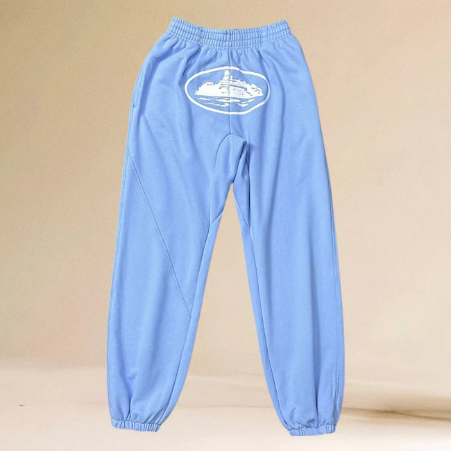 Corteiz Alcatraz Island Heavyweight Sweatpants Light blue Hover Image